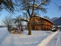 Auffahrt Niederau im Winter